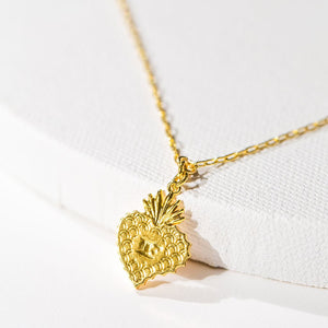 Sacred Heart Pendant - Gold